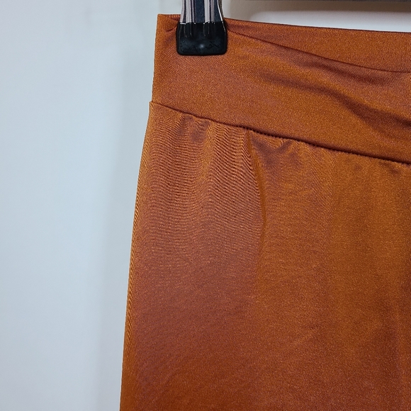 Kelle Copper Metallic Pull On Pant Small - Picture 5 of 5